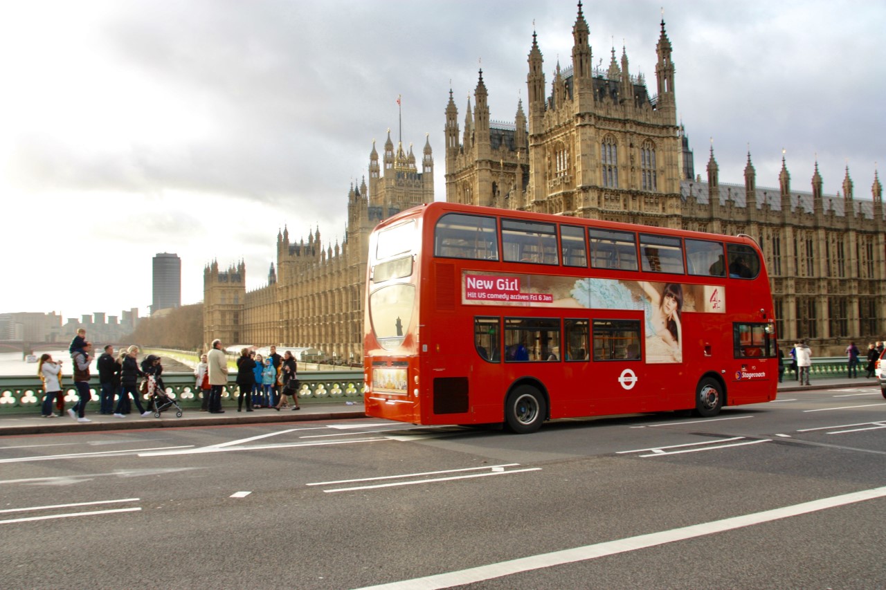 London, buss