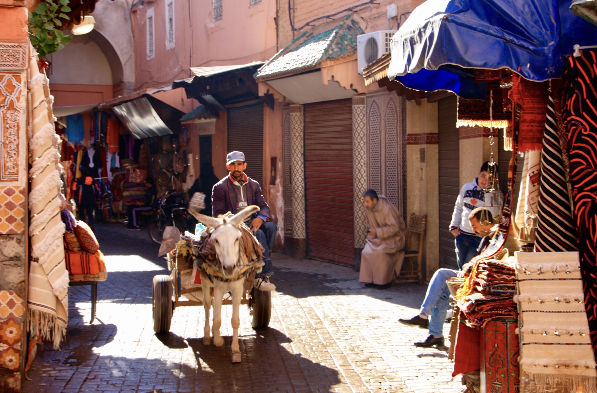 Eselkjerre, Marrakesh